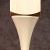 Kecsesre esztergált fa bútorláb felül szögletes résszel, luc, GM43
